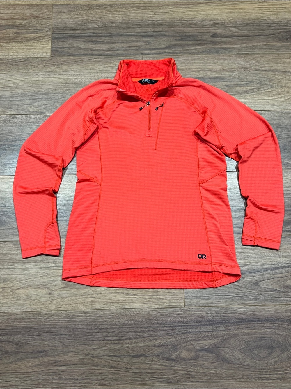 Outdoor Research Women’s Vigor Quarter Zip in Orange Size Large